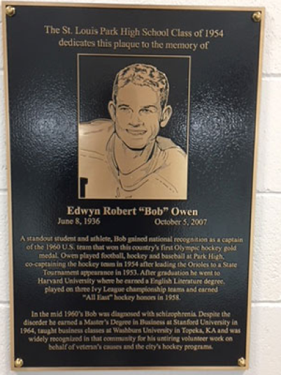 Memorial Plaque with a photo of the person